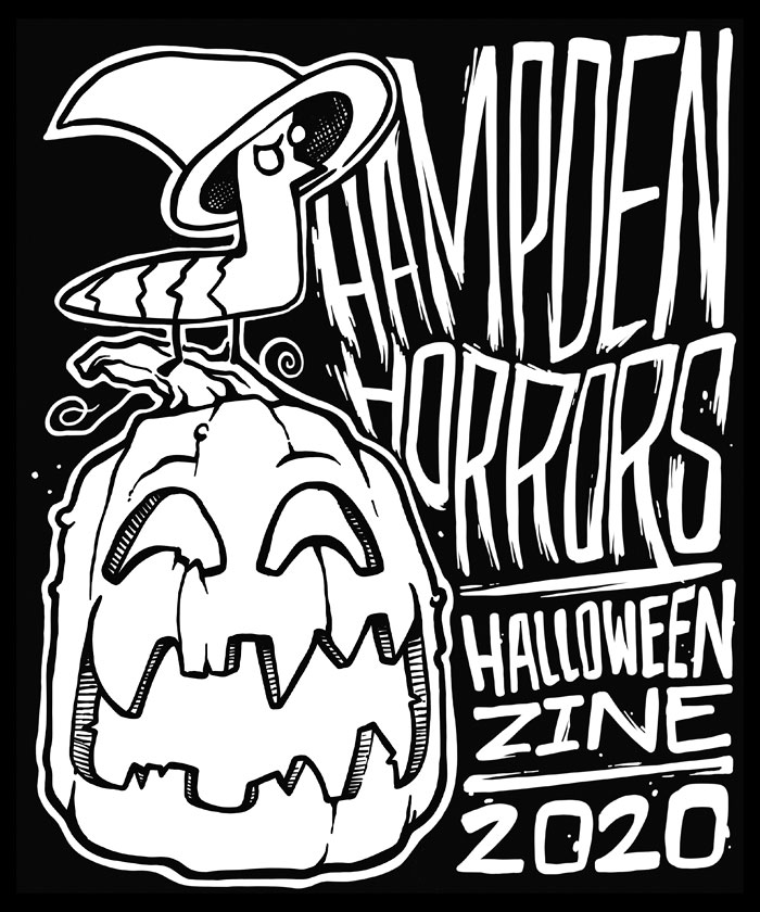 Cover of 2020 Hampden Horrors zine